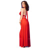 Chilirose - Cr 4857 Ensemble Haut Et Pantalon Rouge Taille M